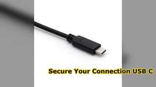 USB C Screw Locking Cable Secure Connection Solution