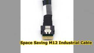 M12 Elbow to PH30 Cable for Industrial Automation